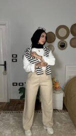 بنطلون كلاسيك وايد ليج