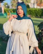 ⁦فستان ماتريال كتان مستورد⁩ - الصورة ⁦3⁩