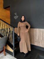 ⁦فستان ريب بقصة مميزه⁩ - الصورة ⁦3⁩